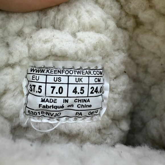 ✅Keen Auburn Navajo Suede Tall Pull On Sherpa Lined Knit Boots Women's Size 7 ✅ - Picture 3 of 9